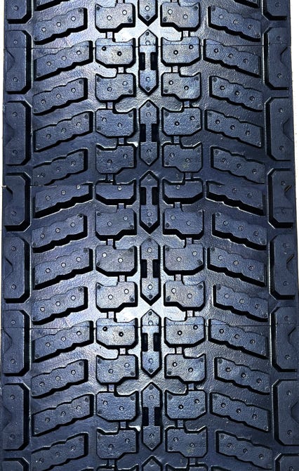 Studded tyres for Sport car, GT and Supercar for racing use on frozen lakes. 