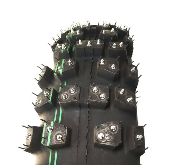 All studdable tires for motorbike, cross, offroad, supermoto, roadster, adventure and more.
