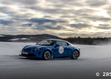 Custom-made studded tires, designed specifically for ice tracks and racing drive.