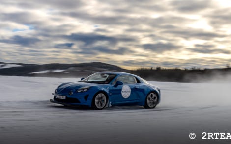 Custom-made studded tires, designed specifically for ice tracks and racing drive.