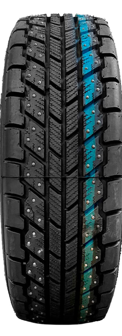 FIA / FFSA tires for Monte Carlo rally with studs of 1,8mm glued