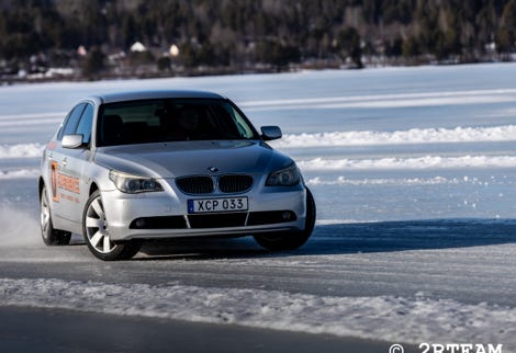 Custom-made studded tires, designed specifically for ice tracks and racing drive.